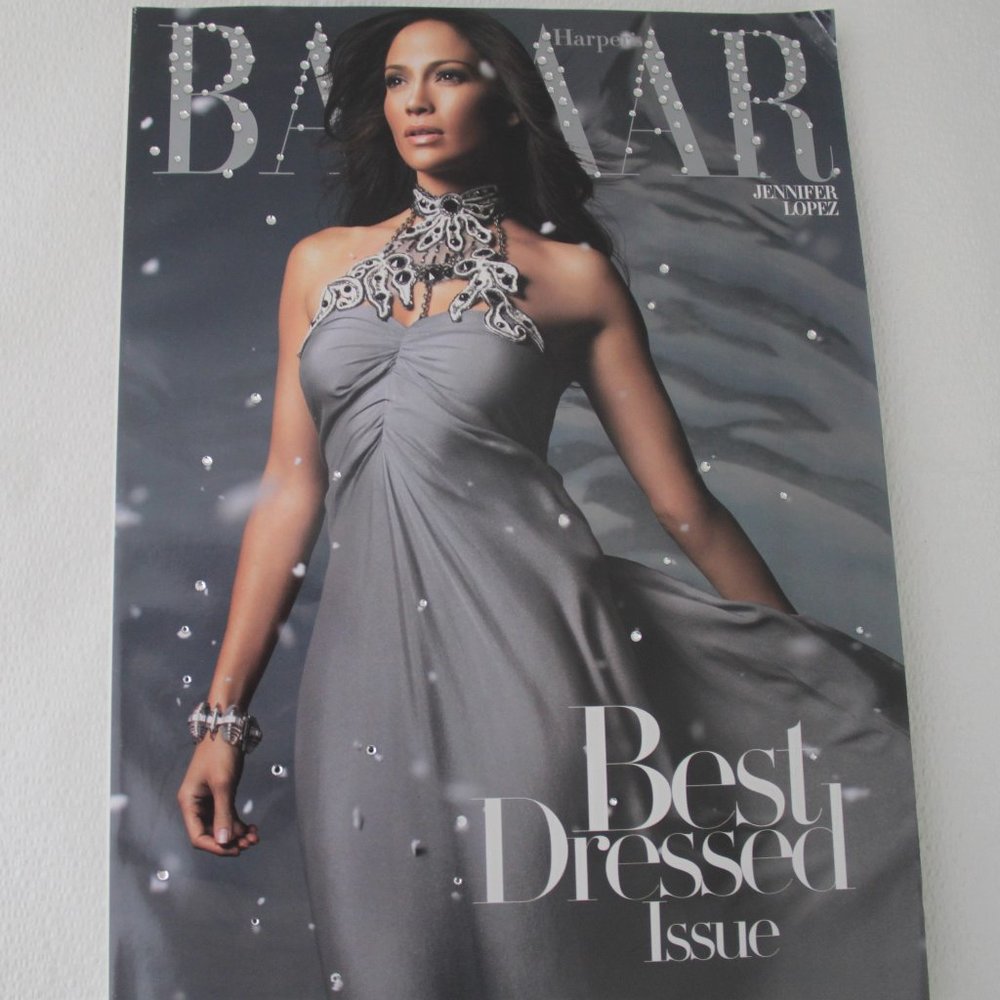 Swarovski Crystals Limited Harper's Bazaar December 2006 Jennifer Lopez